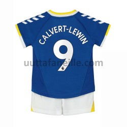 Jalkapallo Pelipaitoja Everton Dominic Calvert-Lewin 9 Lasten Kotipeliasu 2021-2022 Lyhythihainen