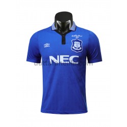 Jalkapallo Pelipaitoja Everton Retro Kotipeliasu 1995 Lyhythihainen