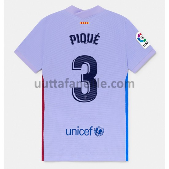 Jalkapallo Pelipaitoja FC Barcelona Gerard Pique 3 Vieraspeliasu 2021-2022 Lyhythihainen