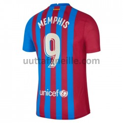 Jalkapallo Pelipaitoja FC Barcelona Memphis Depay 9 Kotipeliasu 2021-2022 Lyhythihainen