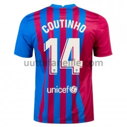 Jalkapallo Pelipaitoja FC Barcelona Philippe Coutinho 14 Kotipeliasu 2021-2022 Lyhythihainen
