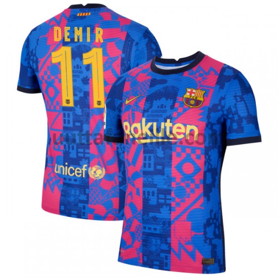 Jalkapallo Pelipaitoja FC Barcelona Yusuf Demir 11 Kolmas peliasu 2021-2022 Lyhythihainen