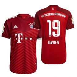 Jalkapallo Pelipaitoja FC Bayern München Alphonso Davies 19 Kotipeliasu 2021-2022 Lyhythihainen
