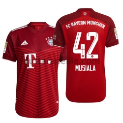Jalkapallo Pelipaitoja FC Bayern München Jamal Musiala 42 Kotipeliasu 2021-2022 Lyhythihainen
