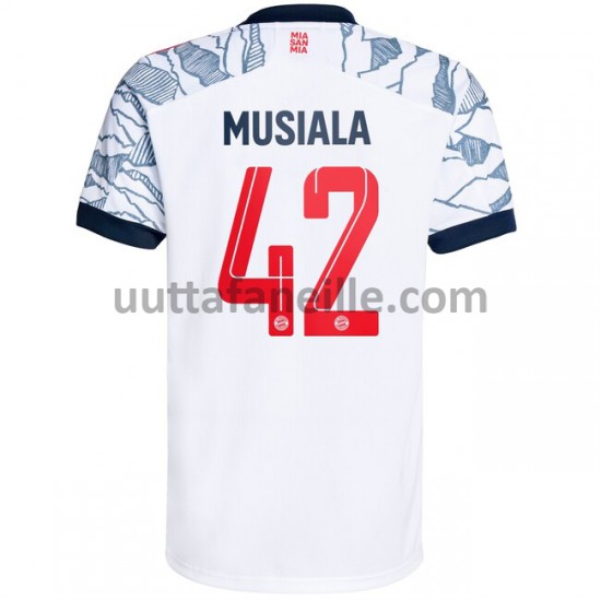 Jalkapallo Pelipaitoja FC Bayern München Jamal Musiala 42 Kolmas peliasu 2021-2022 Lyhythihainen