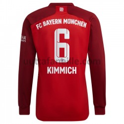 Jalkapallo Pelipaitoja FC Bayern München Joshua Kimmich 6 Kotipeliasu 2021-2022 Pitkähihainen