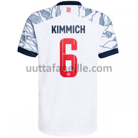 Jalkapallo Pelipaitoja FC Bayern München Joshua Kimmich 6 Kolmas peliasu 2021-2022 Lyhythihainen