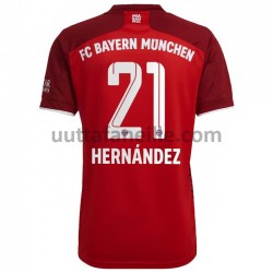 Jalkapallo Pelipaitoja FC Bayern München Lucas Hernandez 21 Kotipeliasu 2021-2022 Lyhythihainen