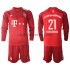 Jalkapallo Pelipaitoja FC Bayern München Lucas Hernandez 21 Lasten Kotipeliasu 2021-2022 Pitkähihainen