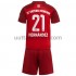 Jalkapallo Pelipaitoja FC Bayern München Lucas Hernandez 21 Lasten Kotipeliasu 2021-2022 Lyhythihainen