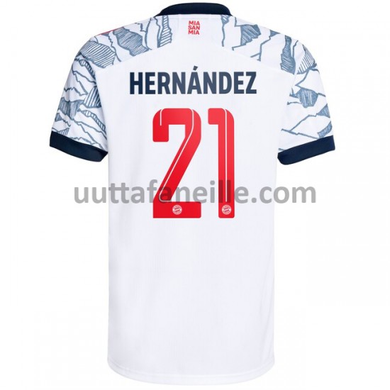 Jalkapallo Pelipaitoja FC Bayern München Lucas Hernandez 21 Kolmas peliasu 2021-2022 Lyhythihainen