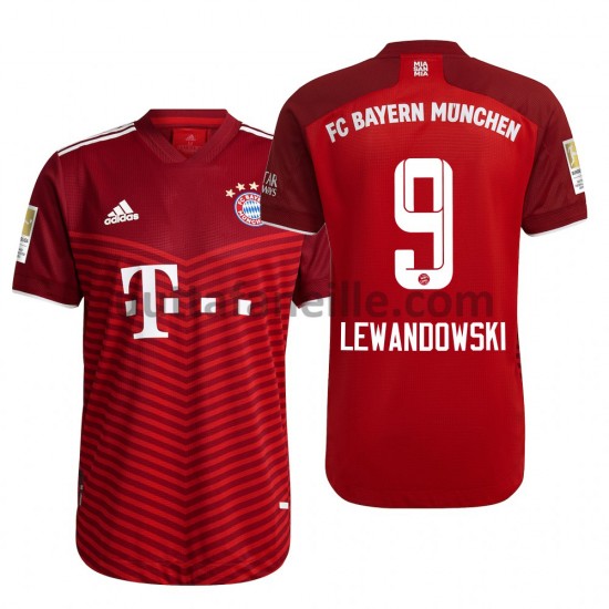 Jalkapallo Pelipaitoja FC Bayern München Robert Lewandowski 9 Kotipeliasu 2021-2022 Lyhythihainen
