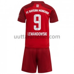 Jalkapallo Pelipaitoja FC Bayern München Robert Lewandowski 9 Lasten Kotipeliasu 2021-2022 Lyhythihainen