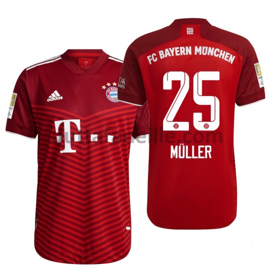 Jalkapallo Pelipaitoja FC Bayern München Thomas Muller 25 Kotipeliasu 2021-2022 Lyhythihainen