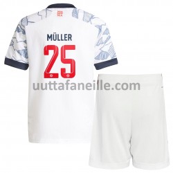 Jalkapallo Pelipaitoja FC Bayern München Thomas Muller 25 Lasten Kolmas peliasu 2021-2022 Lyhythihainen