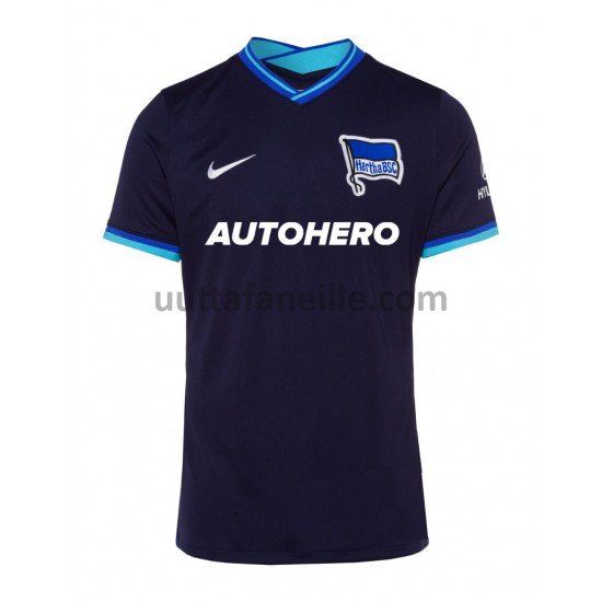 Jalkapallo Pelipaitoja Hertha BSC Vieraspeliasu 2021-2022 Lyhythihainen