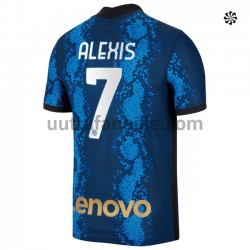 Jalkapallo Pelipaitoja Inter Milan Alexis Sanchez 7 Kotipeliasu 2021-2022 Lyhythihainen