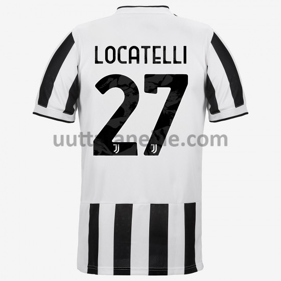 Jalkapallo Pelipaitoja Juventus Manuel Locatelli 27 Kotipeliasu 2021-2022 Lyhythihainen