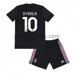 Jalkapallo Pelipaitoja Juventus Paulo Dybala 10 Lasten Vieraspeliasu 2021-2022 Lyhythihainen