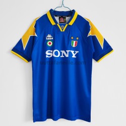 Jalkapallo Pelipaitoja Juventus Retro Vieraspeliasu 1995-1996 Lyhythihainen