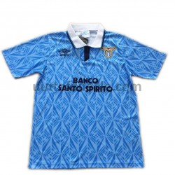 Jalkapallo Pelipaitoja SS Lazio Retro Kotipeliasu 1991 Lyhythihainen
