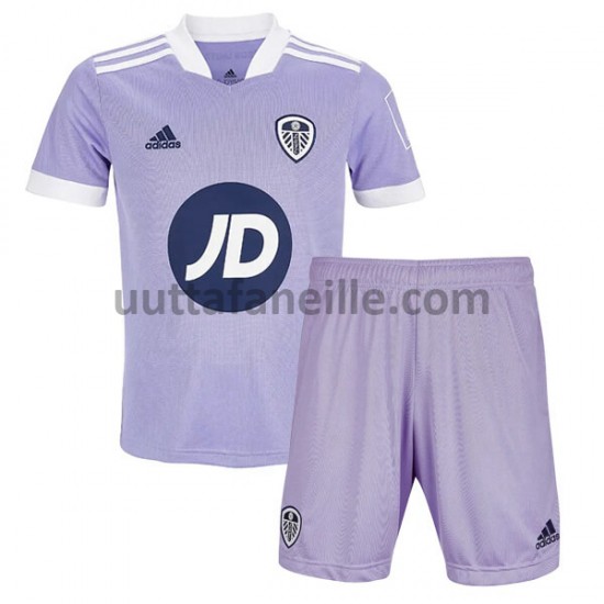 Jalkapallo Pelipaitoja Leeds United Lasten Kolmas peliasu 2021-2022 Lyhythihainen