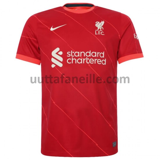 Jalkapallo Pelipaitoja Liverpool Kotipeliasu 2021-2022 Lyhythihainen