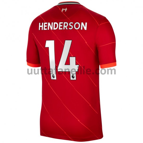 Jalkapallo Pelipaitoja Liverpool Jordan Henderson 14 Kotipeliasu 2021-2022 Lyhythihainen