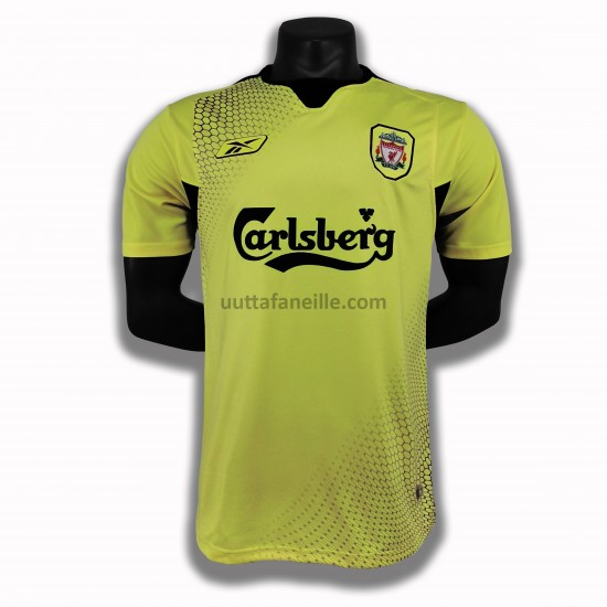 Jalkapallo Pelipaitoja Liverpool Retro Vieraspeliasu 2004-2005 Lyhythihainen