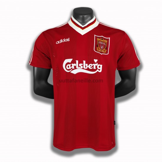Jalkapallo Pelipaitoja Liverpool Retro Kotipeliasu 1995 Lyhythihainen