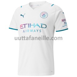 Jalkapallo Pelipaitoja Manchester City Vieraspeliasu 2021-2022 Lyhythihainen