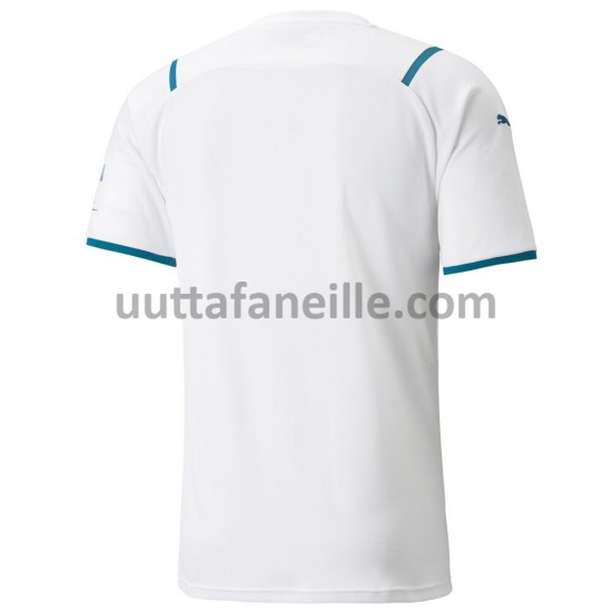 Jalkapallo Pelipaitoja Manchester City Vieraspeliasu 2021-2022 Lyhythihainen