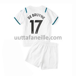 Jalkapallo Pelipaitoja Manchester City Kevin De Bruyne 17 Lasten Vieraspeliasu 2021-2022 Lyhythihainen