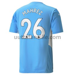 Jalkapallo Pelipaitoja Manchester City Riyad Mahrez 26 Kotipeliasu 2021-2022 Lyhythihainen