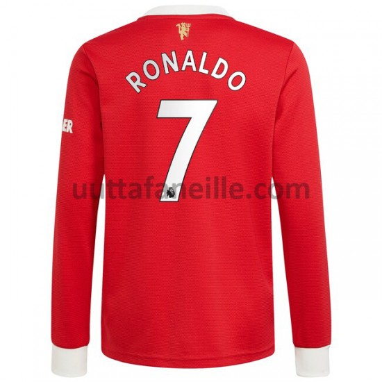 Jalkapallo Pelipaitoja Manchester United Cristiano Ronaldo 7 Kotipeliasu 2021-2022 Pitkähihainen