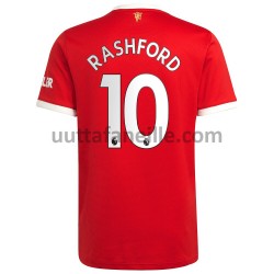 Jalkapallo Pelipaitoja Manchester United Marcus Rashford 10 Kotipeliasu 2021-2022 Lyhythihainen