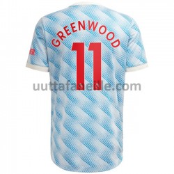 Jalkapallo Pelipaitoja Manchester United Mason Greenwood 11 Vieraspeliasu 2021-2022 Lyhythihainen