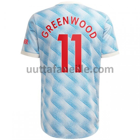 Jalkapallo Pelipaitoja Manchester United Mason Greenwood 11 Vieraspeliasu 2021-2022 Lyhythihainen