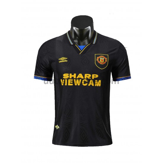Jalkapallo Pelipaitoja Manchester United Retro Vieraspeliasu 1994 Lyhythihainen