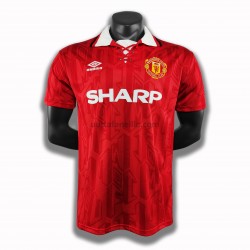 Jalkapallo Pelipaitoja Manchester United Retro Kotipeliasu 1994 Lyhythihainen