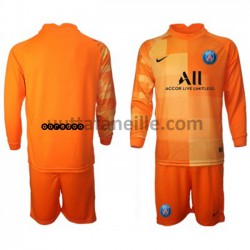 Jalkapallo Pelipaitoja Paris Saint-Germain Maalivahti Lasten Kotipeliasu 2021-2022 Pitkähihainen