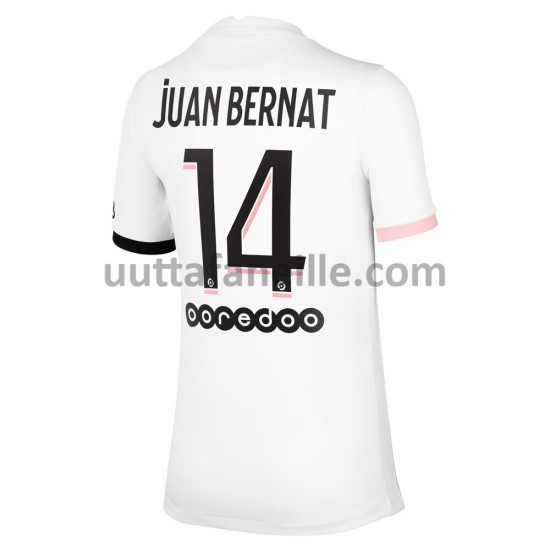 Jalkapallo Pelipaitoja Paris Saint-Germain Juan Bernat 14 Vieraspeliasu 2021-2022 Lyhythihainen