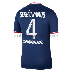 Jalkapallo Pelipaitoja Paris Saint-Germain Sergio Ramos 4 Kotipeliasu 2021-2022 Lyhythihainen