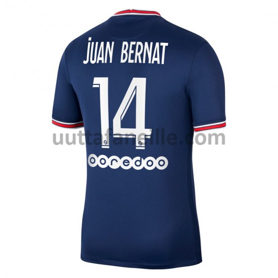 Jalkapallo Pelipaitoja Paris Saint-Germain Juan Bernat 14 Kotipeliasu 2021-2022 Lyhythihainen