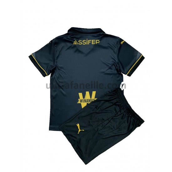 Jalkapallo Pelipaitoja RC Lens Special Lasten Kotipeliasu 2021-2022 Lyhythihainen