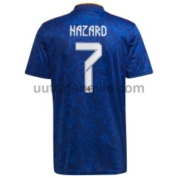 Jalkapallo Pelipaitoja Real Madrid Eden Hazard 7 Vieraspeliasu 2021-2022 Lyhythihainen