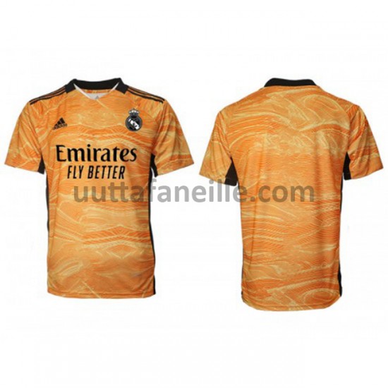 Jalkapallo Pelipaitoja Real Madrid Maalivahti Vieraspeliasu 2021-2022 Lyhythihainen