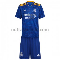 Jalkapallo Pelipaitoja Real Madrid Lasten Vieraspeliasu 2021-2022 Lyhythihainen