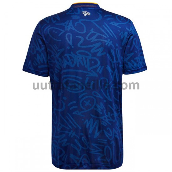 Jalkapallo Pelipaitoja Real Madrid Lasten Vieraspeliasu 2021-2022 Lyhythihainen