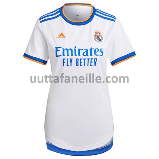Jalkapallo Pelipaitoja Real Madrid Nainen Kotipeliasu 2021-2022 Lyhythihainen